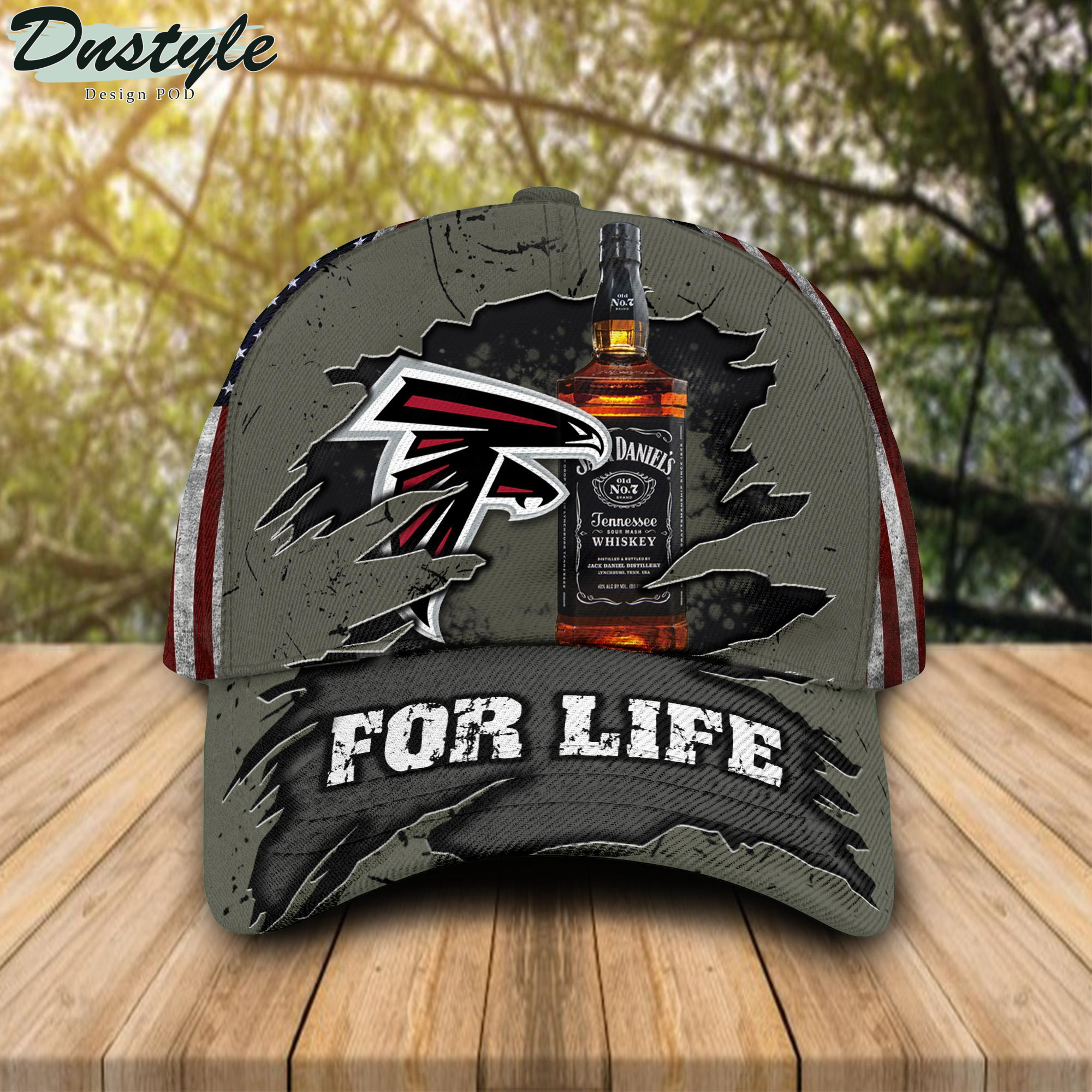 Atlanta Falcons Jack Daniels For Life Classic Cap