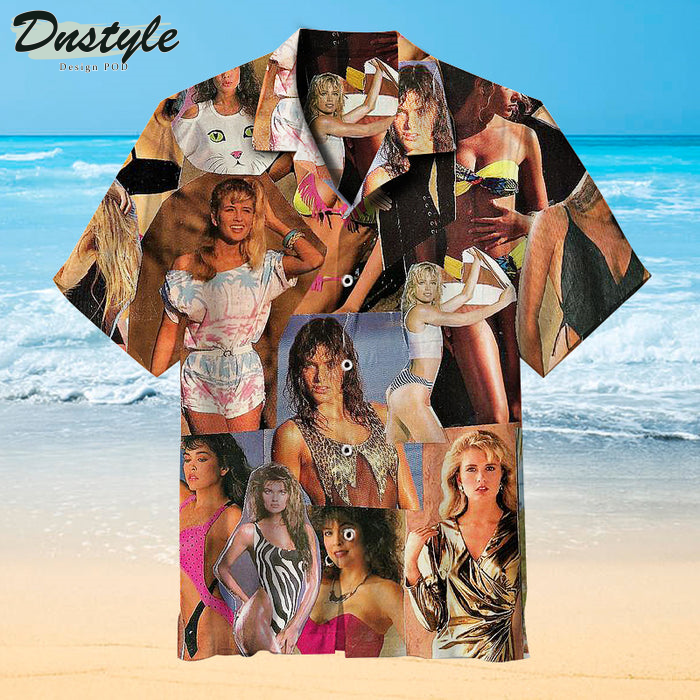 Pretty Girls Collage Hawaiian Shirt