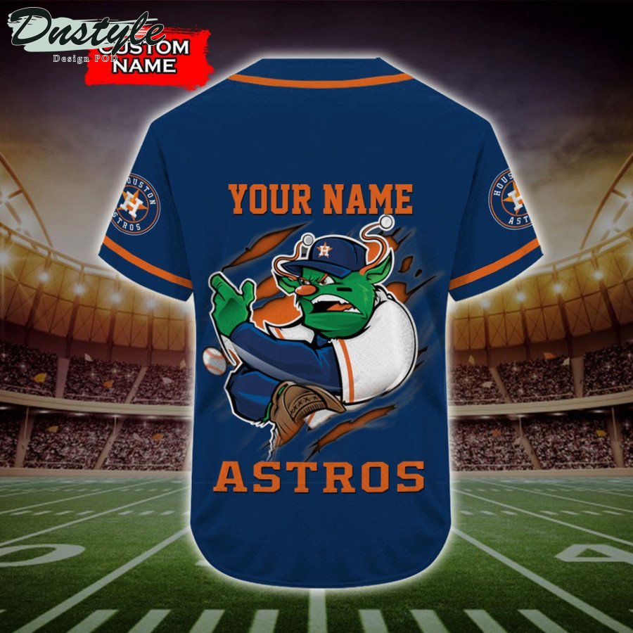 Personalized Houston Astros Mascot Baseball Jersey
