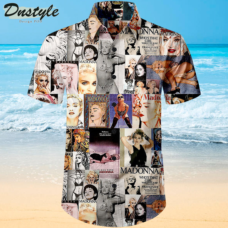Madonna Collage Hawaiian Shirt