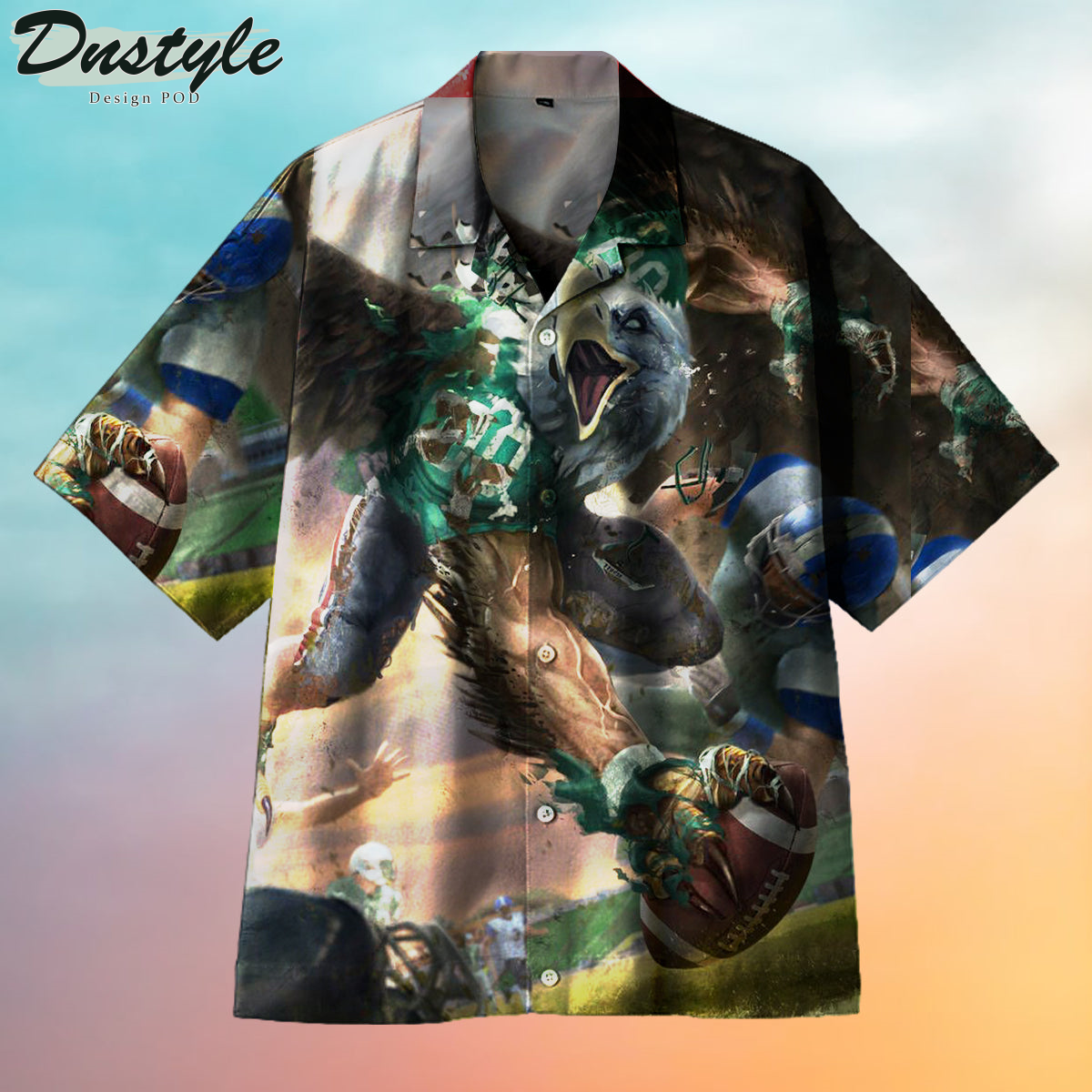 A Sarrior Like An Eagle Is Unparalleled In The Arena Hawaiian Shirt