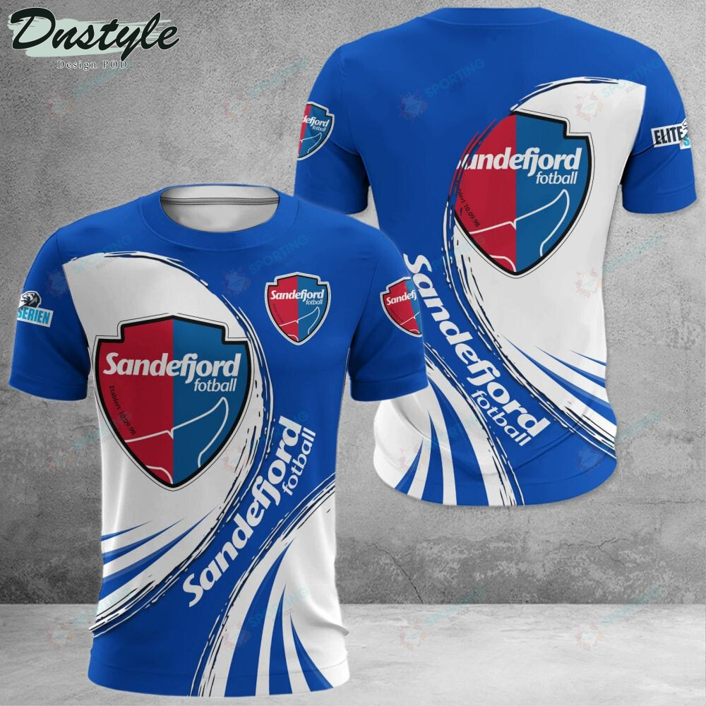Sandefjord Fotball 3d Hoodie Tshirt