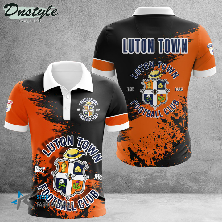 Luton Town F.C 3D Polo Shirt