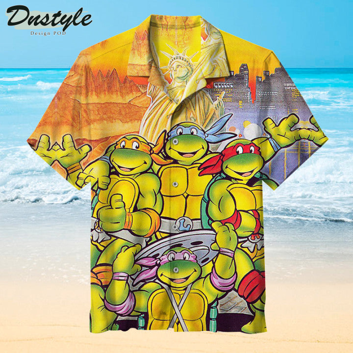 Teenage Mutant Ninja Turtles IV Turtles In TimeHawaiian Shirt