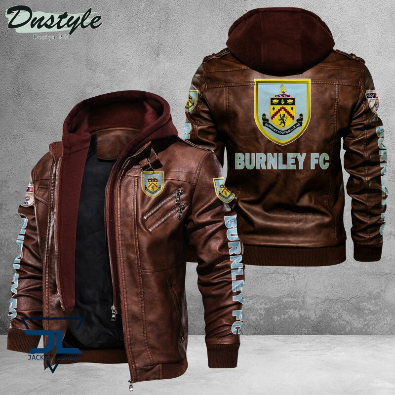 Burnley F.C Leather Jacket