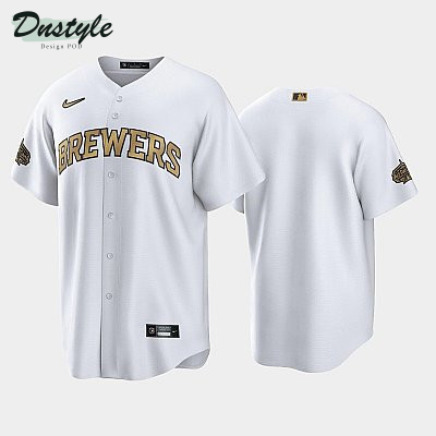 2022 MLB All-Star Game NL Milwaukee Brewers White # Jersey