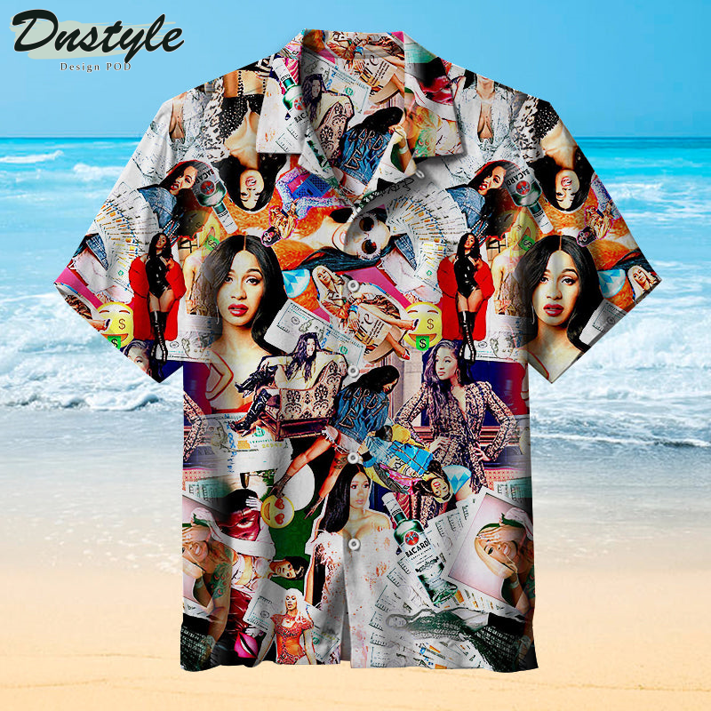 Cardi B Collage Hawaiian Shirt
