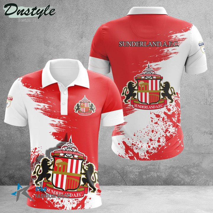 Sunderland AFC 3D Polo Shirt