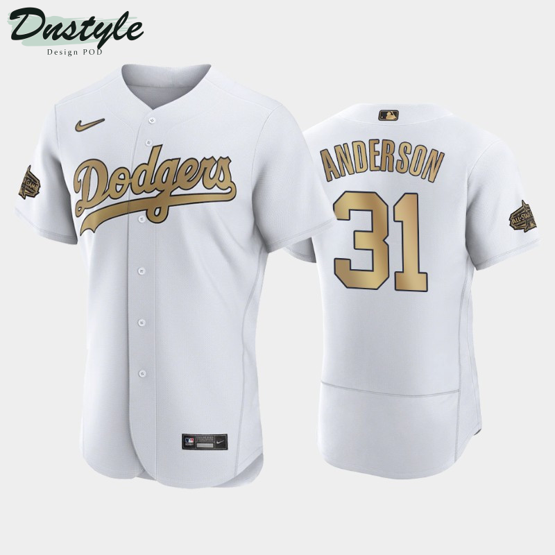 Los Angeles Dodgers Tyler Anderson #31 2022 MLB All-Star Game White Jersey