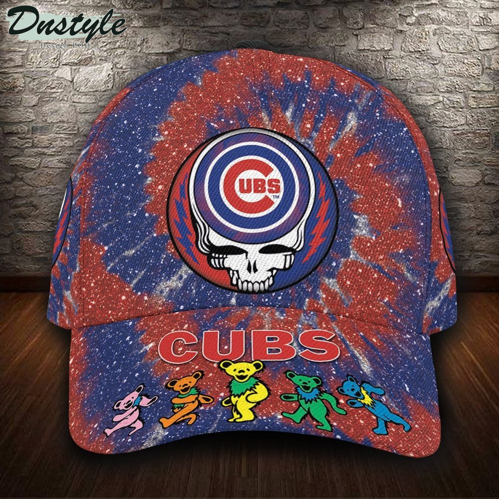 Chicago Cubs And Grateful Dead Band Baseball Classic Cap