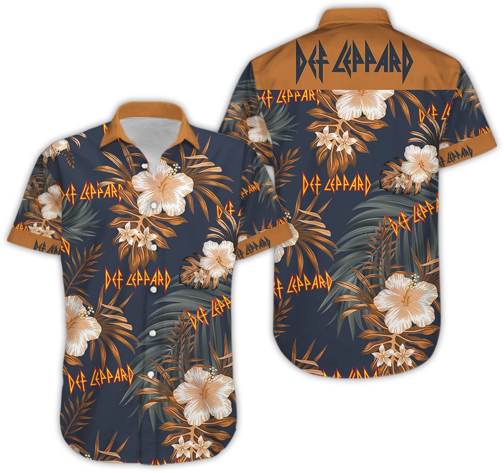 Def Leppard Hawaiian Shirt Beach Shorts