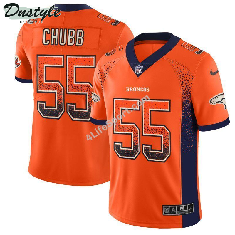 Bradley Chubb 55 Brisbane Broncos Orange Football Jersey