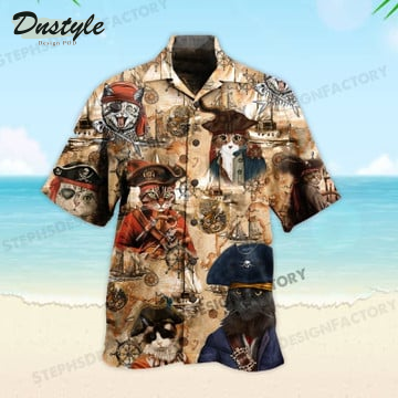 Pirates Of The Caribbean Cat Version Hawaiian Shirt