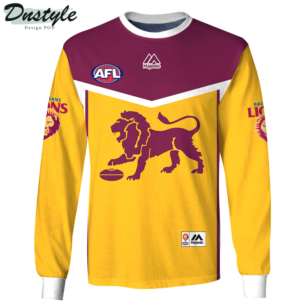 Brisbane Lions FC AFL Version 6 Custom Hoodie Tshirt