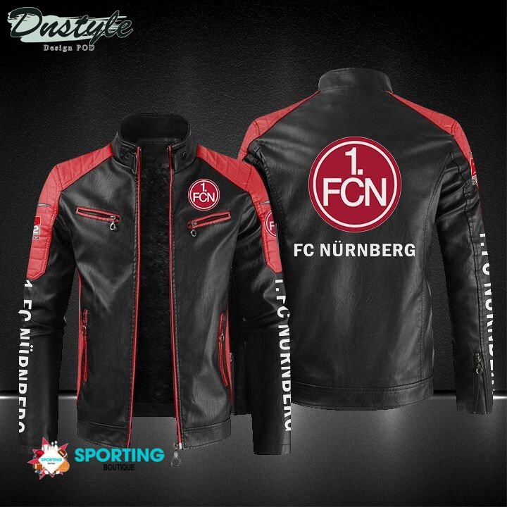 1. FC Nurnberg Block Sport Leather Jacket