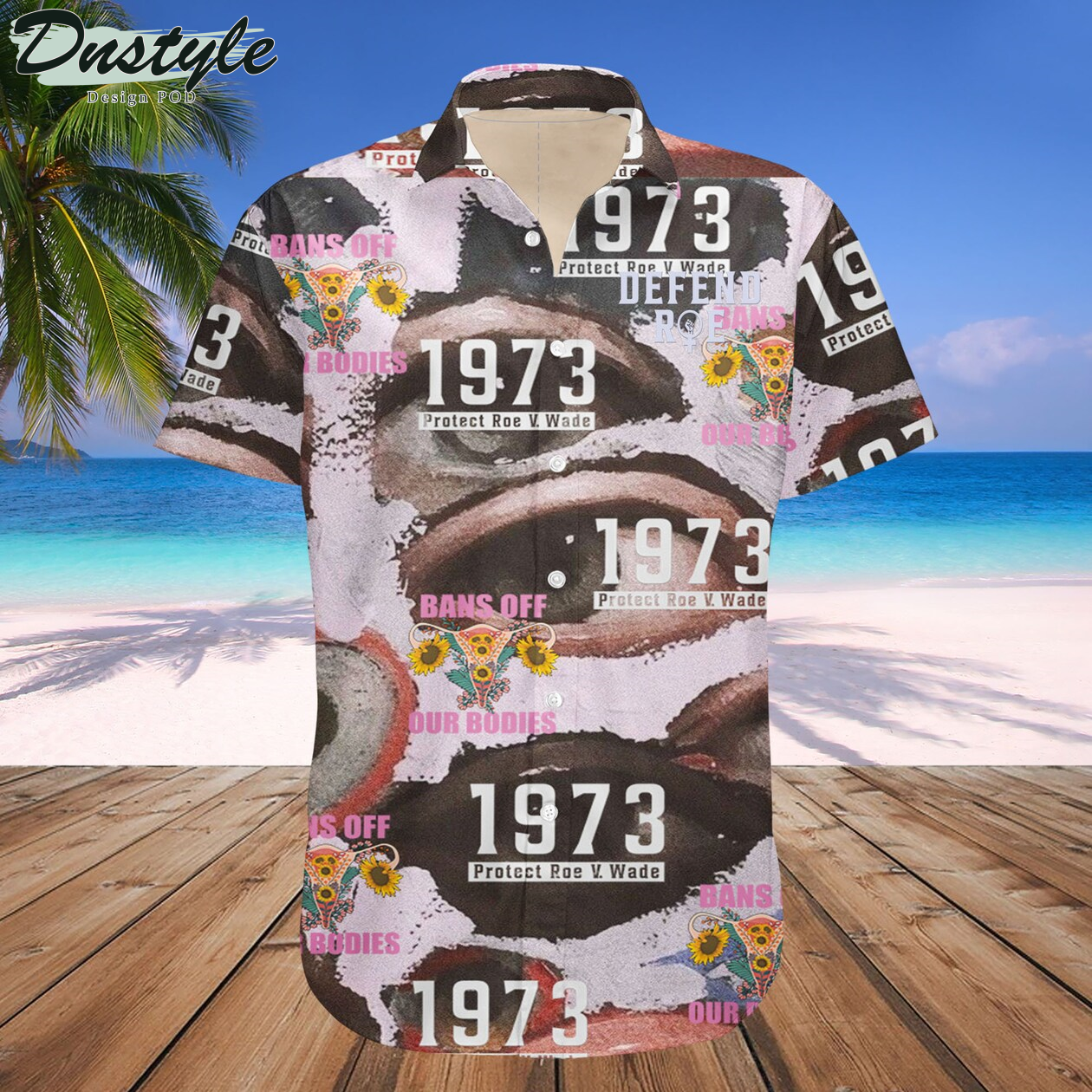 Vintage Pro Roe 1973 Hawaiian Shirt