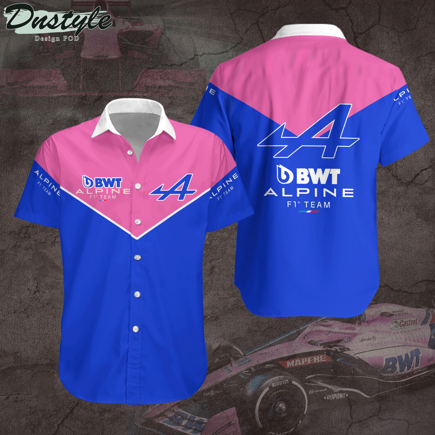 BWT Alpine F1 Team Hawaiian Shirt