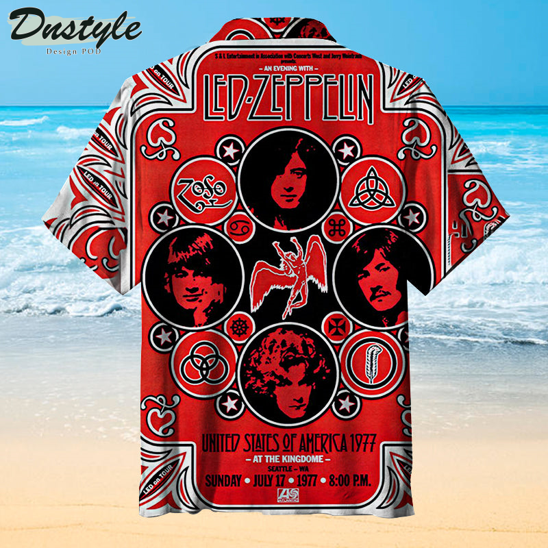 Led Zeppelin United States Of America 1977 Hawaiian Shirt