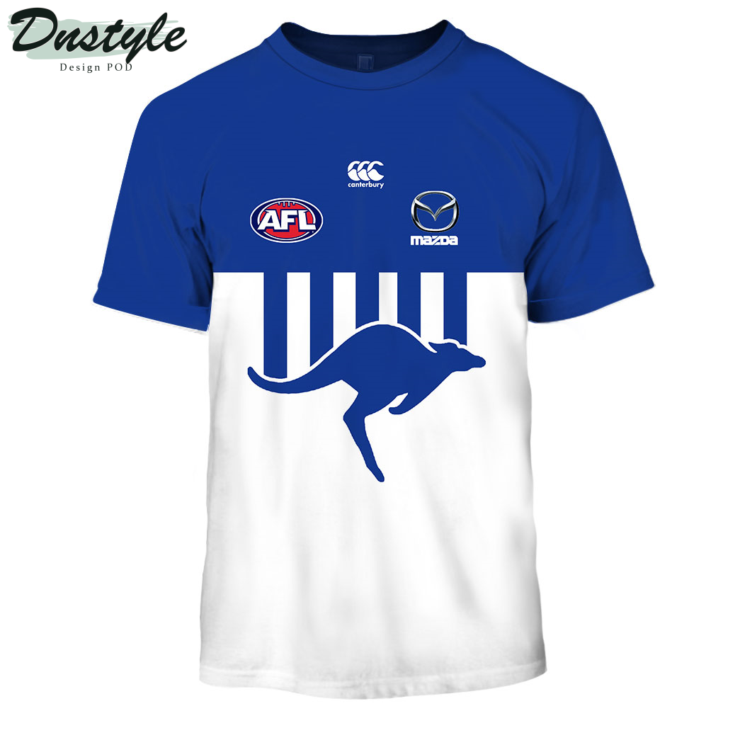 North Melbourne Kangaroos AFL Version 2 Custom Hoodie Tshirt
