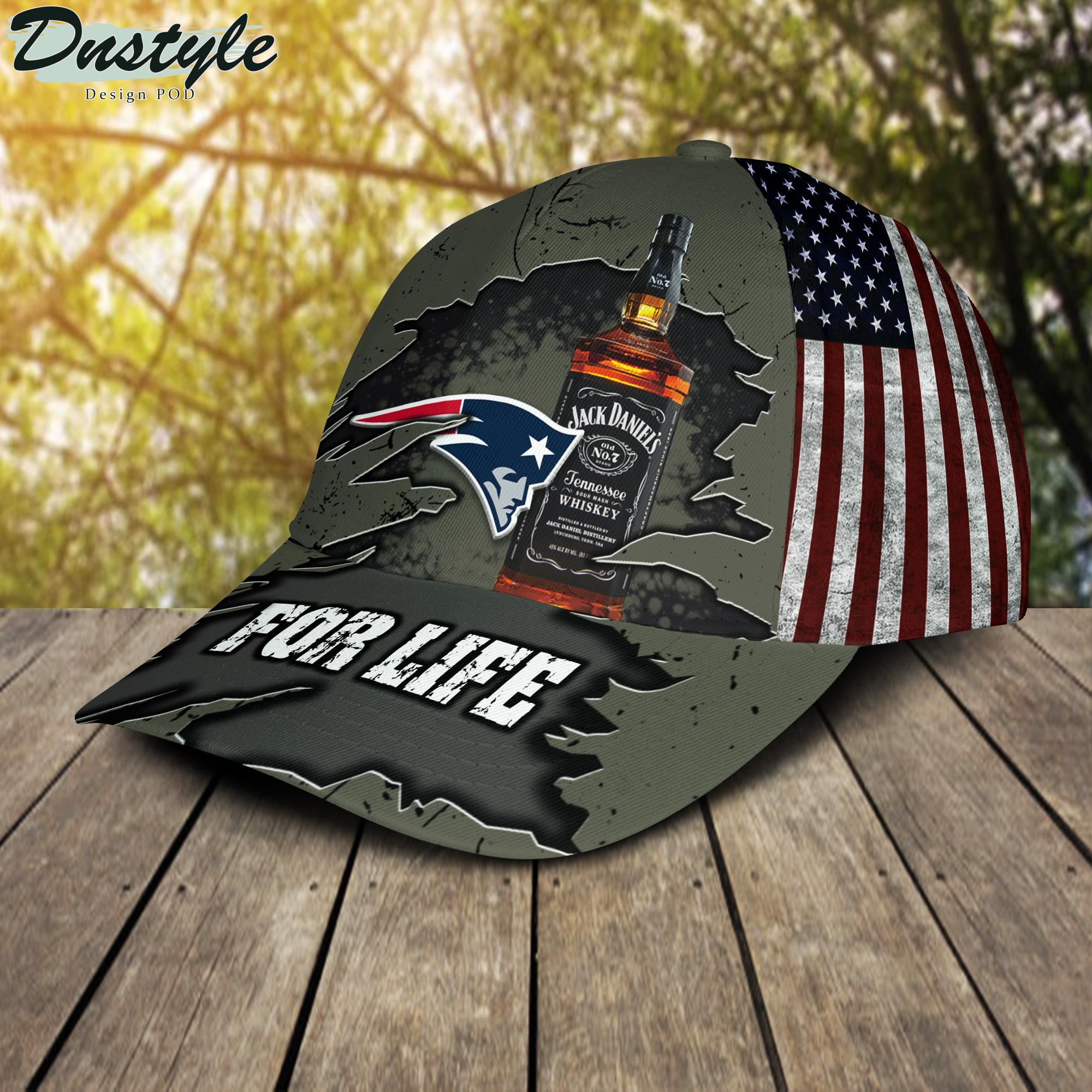 New England Patriots Jack Daniels For Life Classic Cap