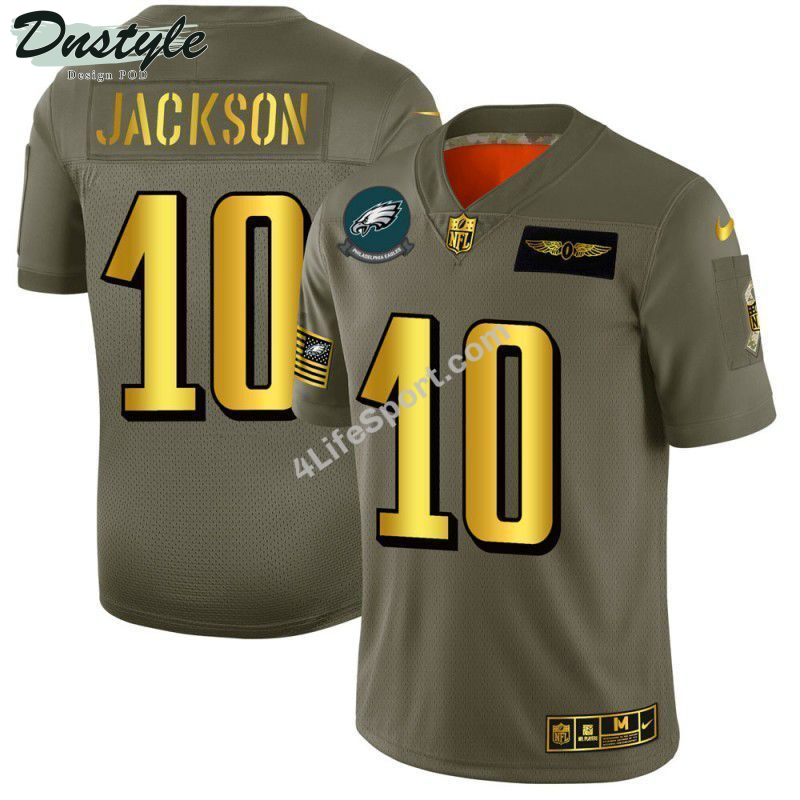 DeSean Jackson 10 Brown-Green Football Jersey
