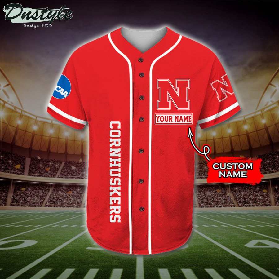 Personalized Nebraska Cornhuskers Jack Daniel’s Baseball Jersey