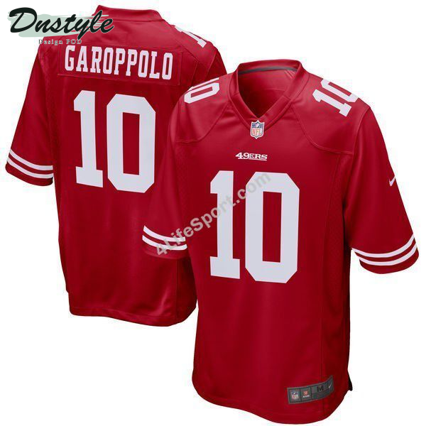 Jimmy Garoppolo 10 San Francisco 49ers Red Football Jersey