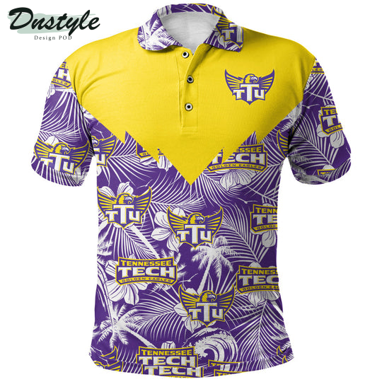 Tennessee Tech Golden Eagles Tropical Seamless Polo Shirt