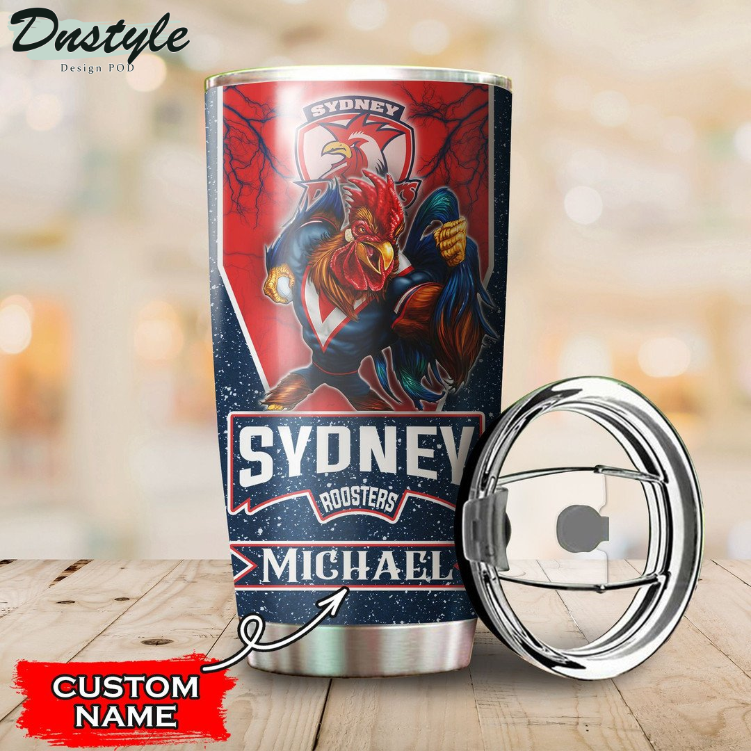 Personalized Sydney Roosters Tumbler