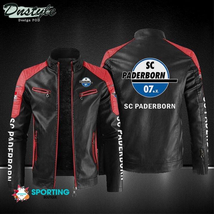 SC Paderborn Block Sport Leather Jacket