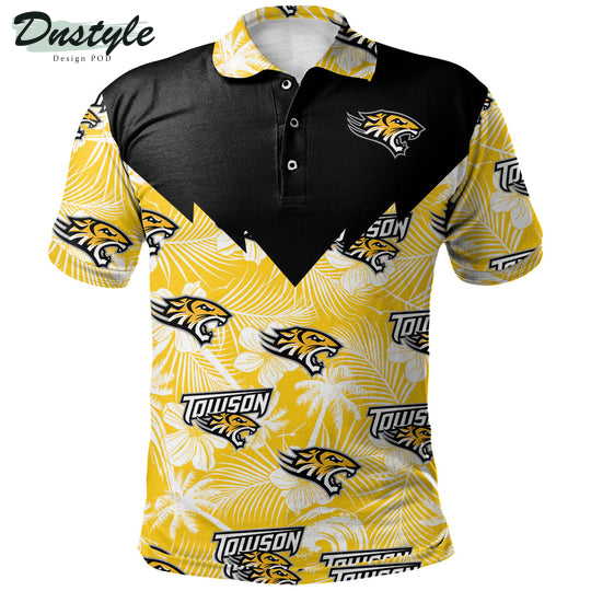 Towson Tigers Tropical Seamless Polo Shirt