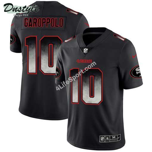Jimmy Garoppolo 10 San Francisco 49ers Black Red Football Jersey