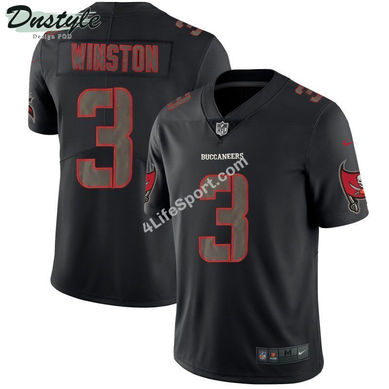 Jameis Winston 3 New Orleans Saints Black Football Jersey