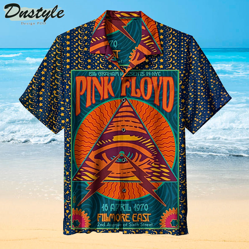 Pink Floyd Concert NYC Filmore East 1970 Hawaiian Shirt