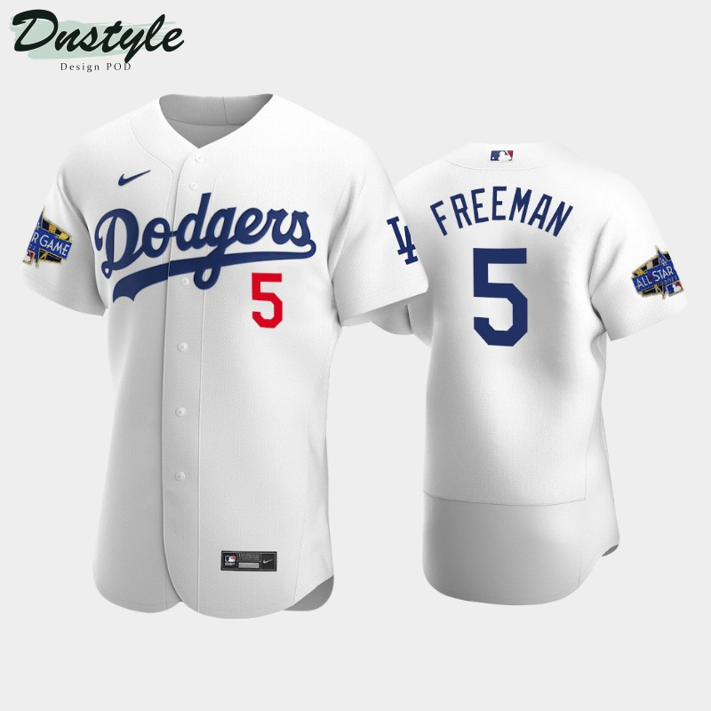 Los Angeles Dodgers Freddie Freeman #5 Home White 2022 MLB All-Star Game Jersey
