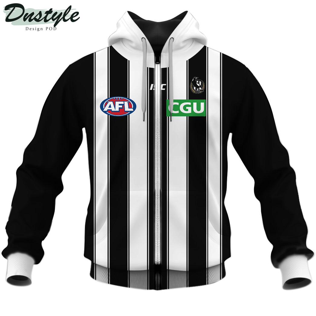 Collingwood Magpies AFL Version 2 Custom Hoodie Tshirt