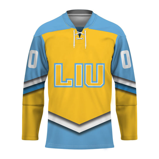 LIU Sharks Ice Personalized Hockey Jersey