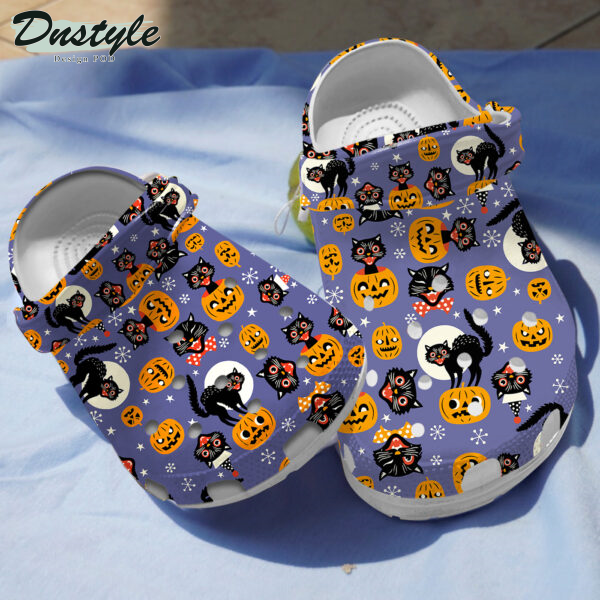 Cats Pumpkin Halloween Crocs Crocband Slippers