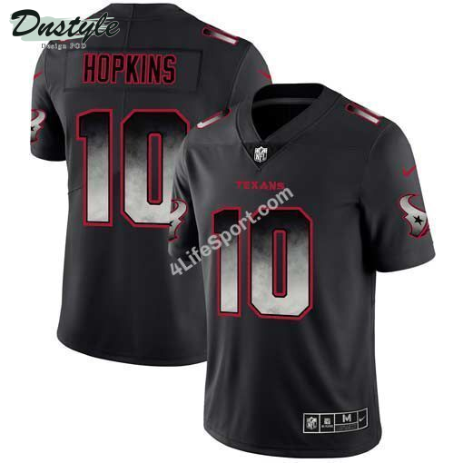 DeAndre Hopkins 10 Houston Texans Black Red Football Jersey