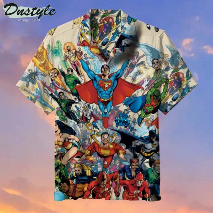 DC Heroes Comics Hawaiian Shirt
