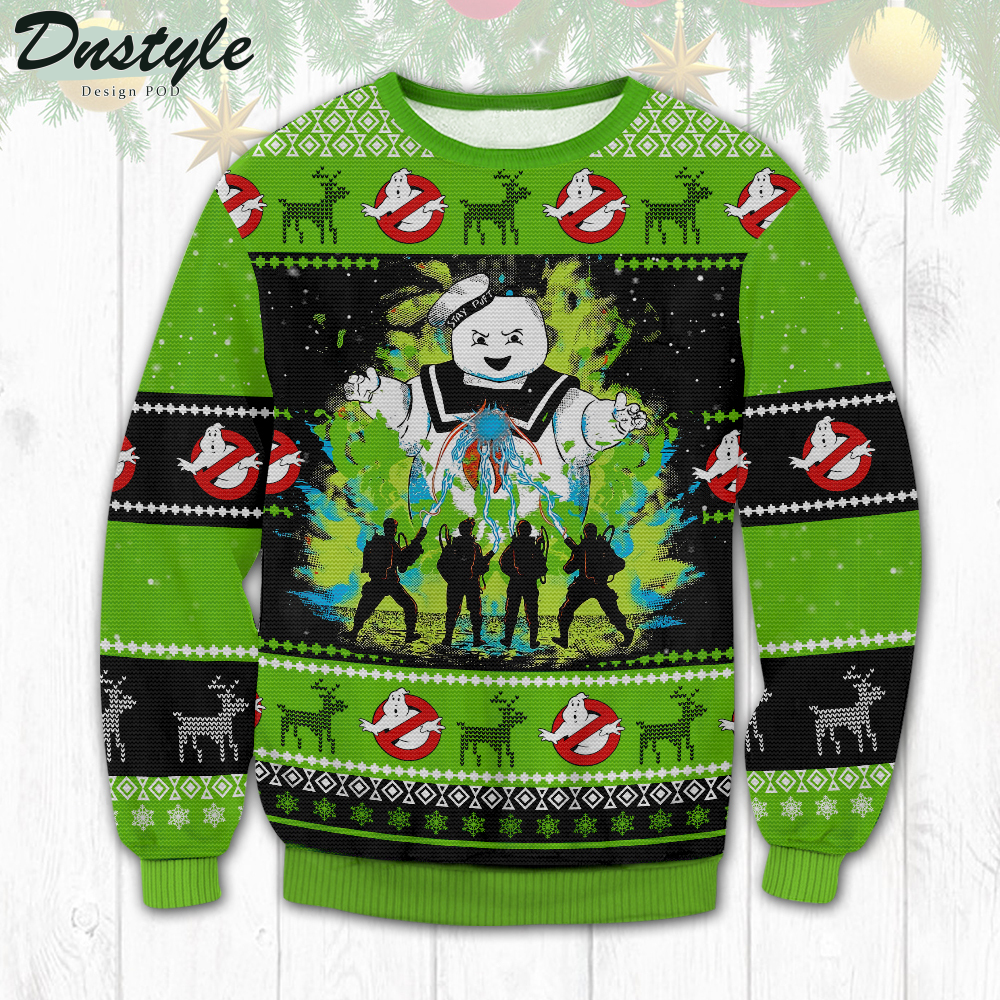 Ghostbuster Ugly Christmas Sweater
