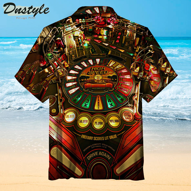 1986 Williams Pinball High Speed Hawaiian Shirt