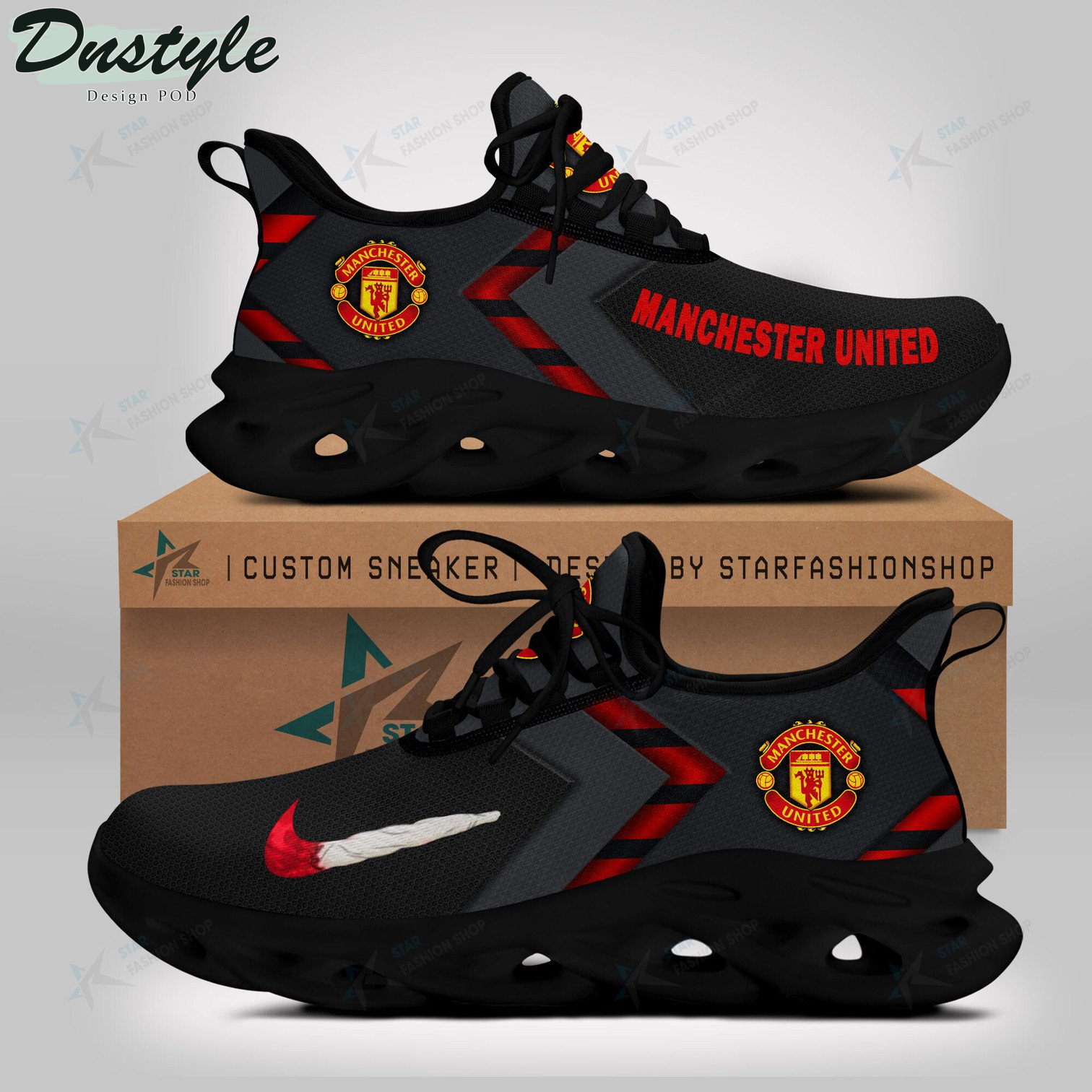 Manchester United EPL Custom Max Soul Shoes