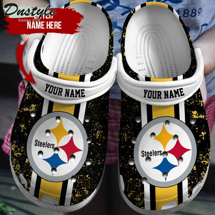Steelers Personalized Crocs Clog Shoes