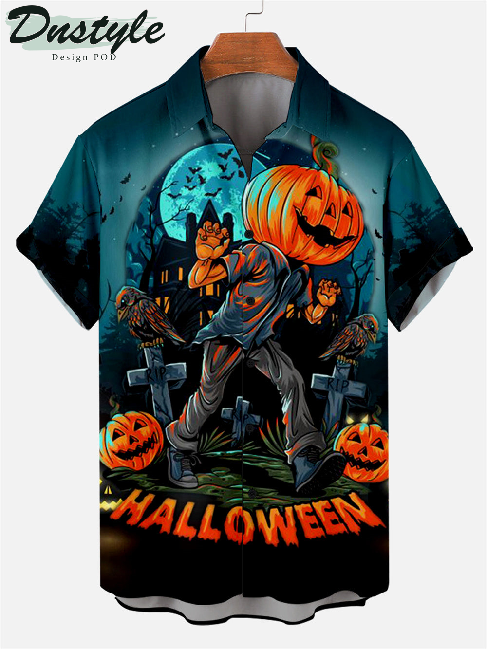 Halloween Spoof Comic Hawaiian Shirt