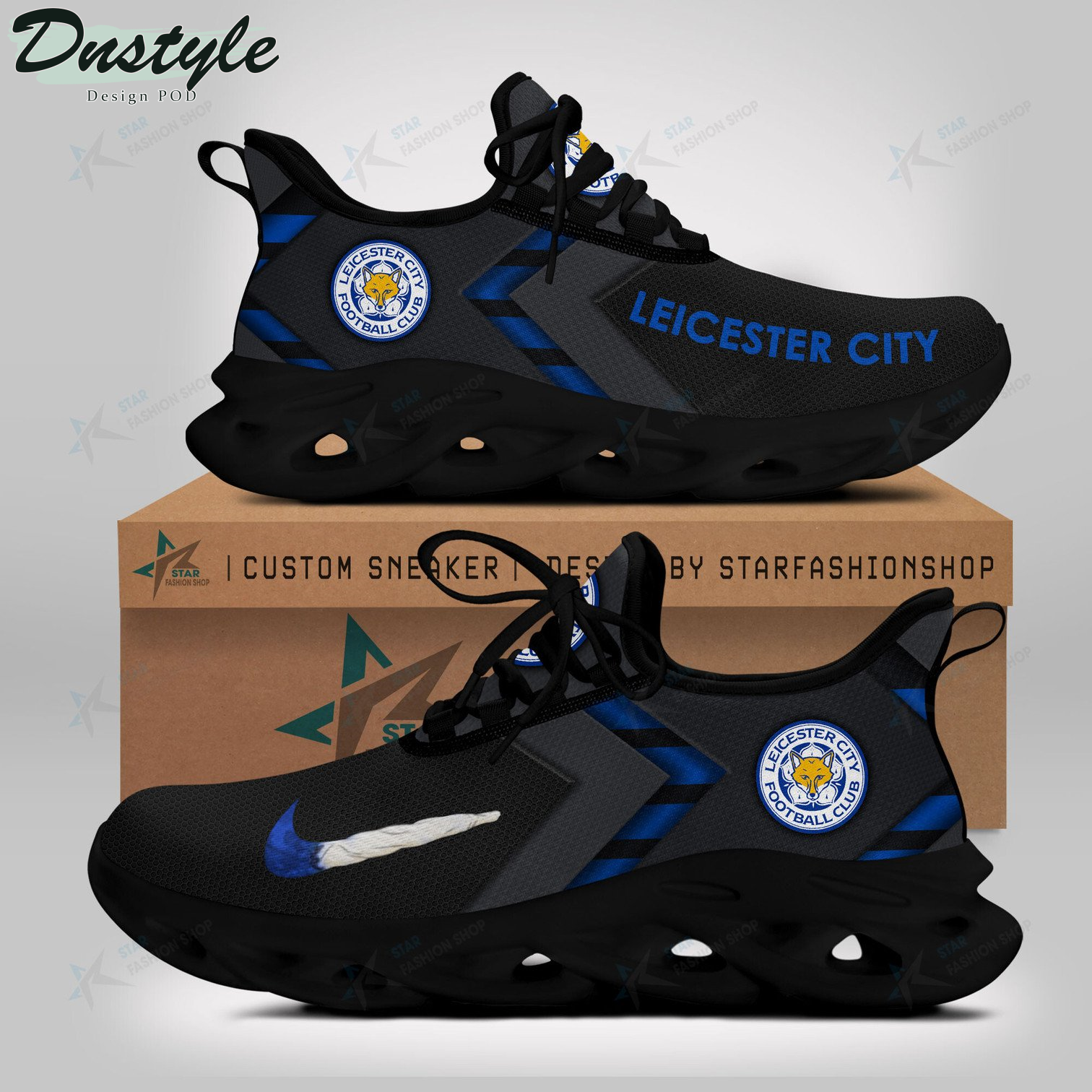 Leicester City F.C EPL Custom Max Soul Shoes