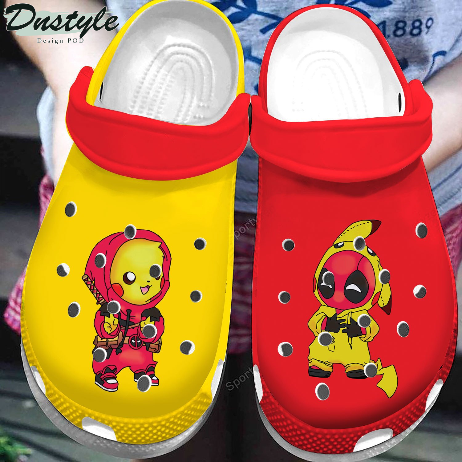 Pkm x Ninja Cosplay Clog Crocs Shoes