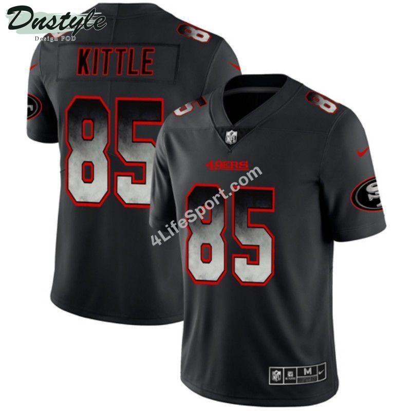 George Kittle 85 San Francisco 49ers Red Black Football Jersey