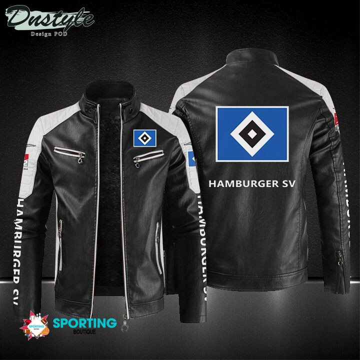 Hamburger SV Block Sport Leather Jacket