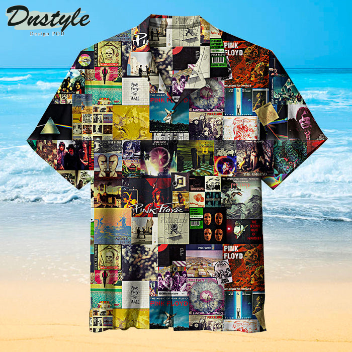 Pink Floyd Collage Art Hawaiian Shirt
